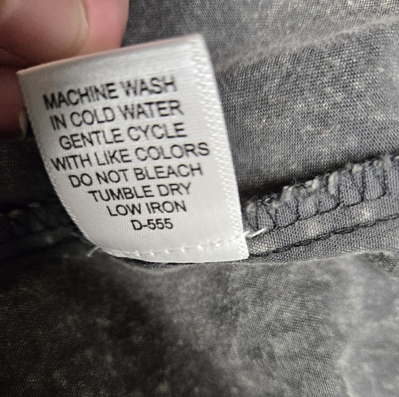 Speed Control Charcoal Denim Dress Pullover 2X - Picture 5 of 5